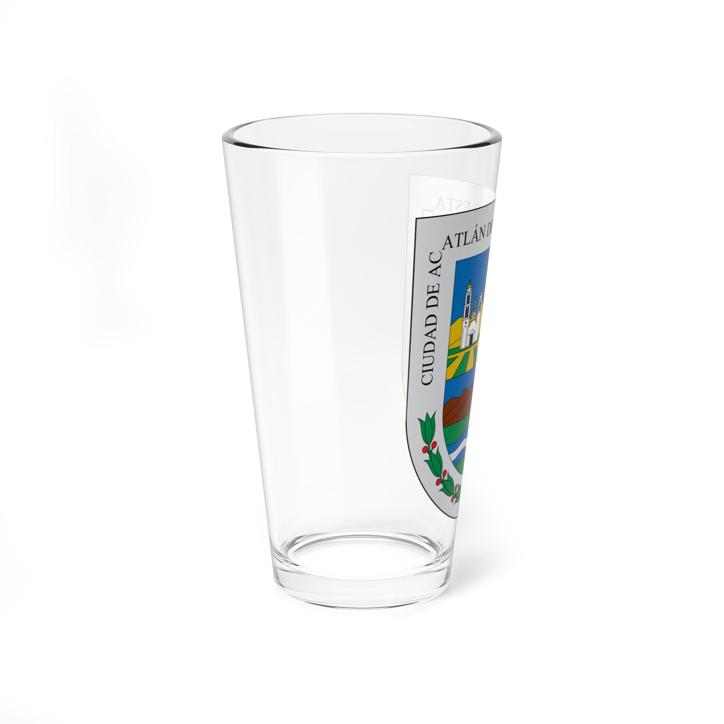 Escudo Acatlán (Mexico) (Coat of Arms) Pint Glass 16oz