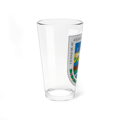 Escudo Acatlán (Mexico) (Coat of Arms) Pint Glass 16oz