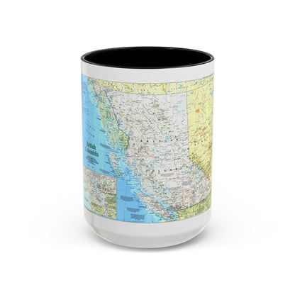 Canada - British Columbia 1 (1992) (Map) Accent Coffee Mug