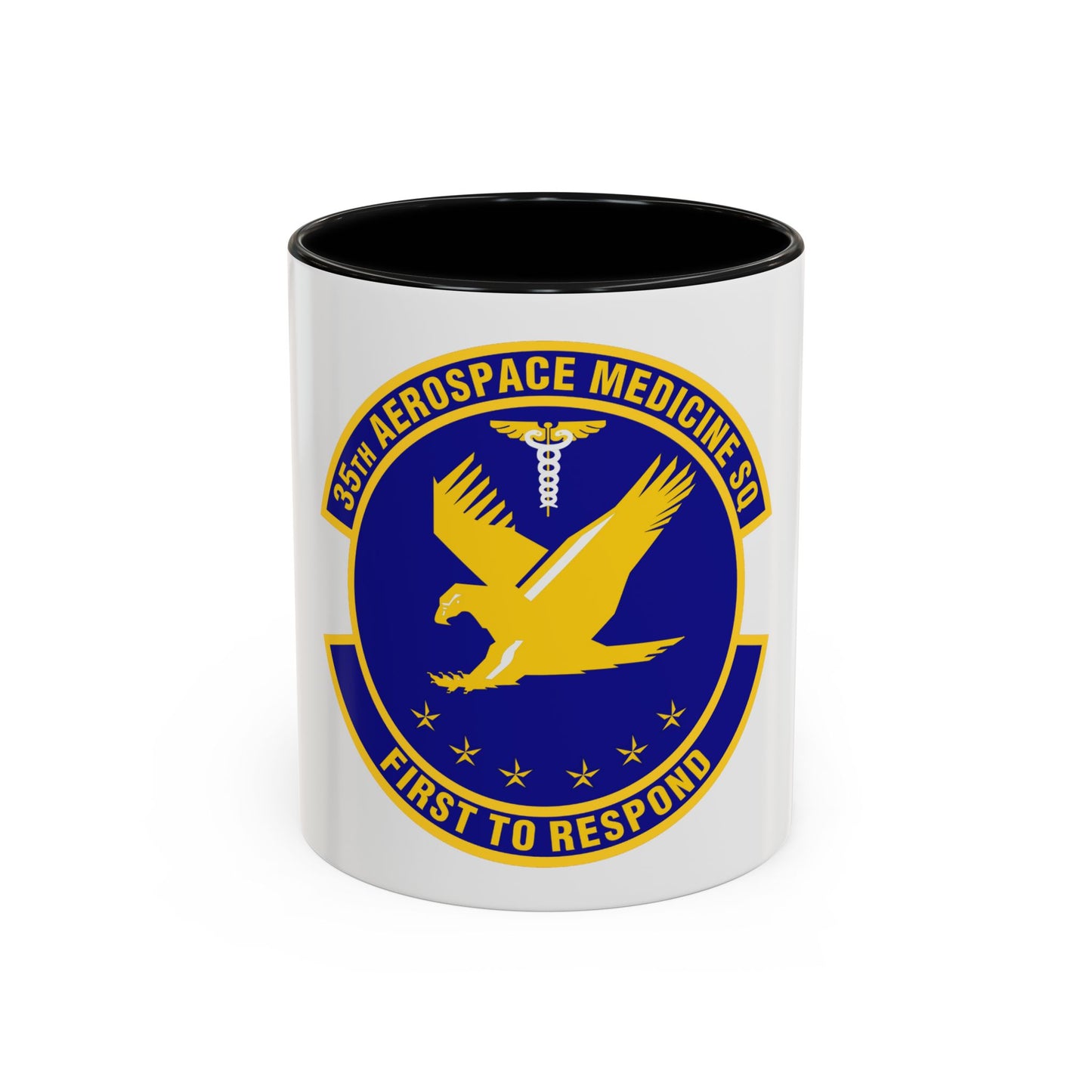 35th Aerospace Medicine Squadron (U.S. Air Force) Accent Coffee Mug