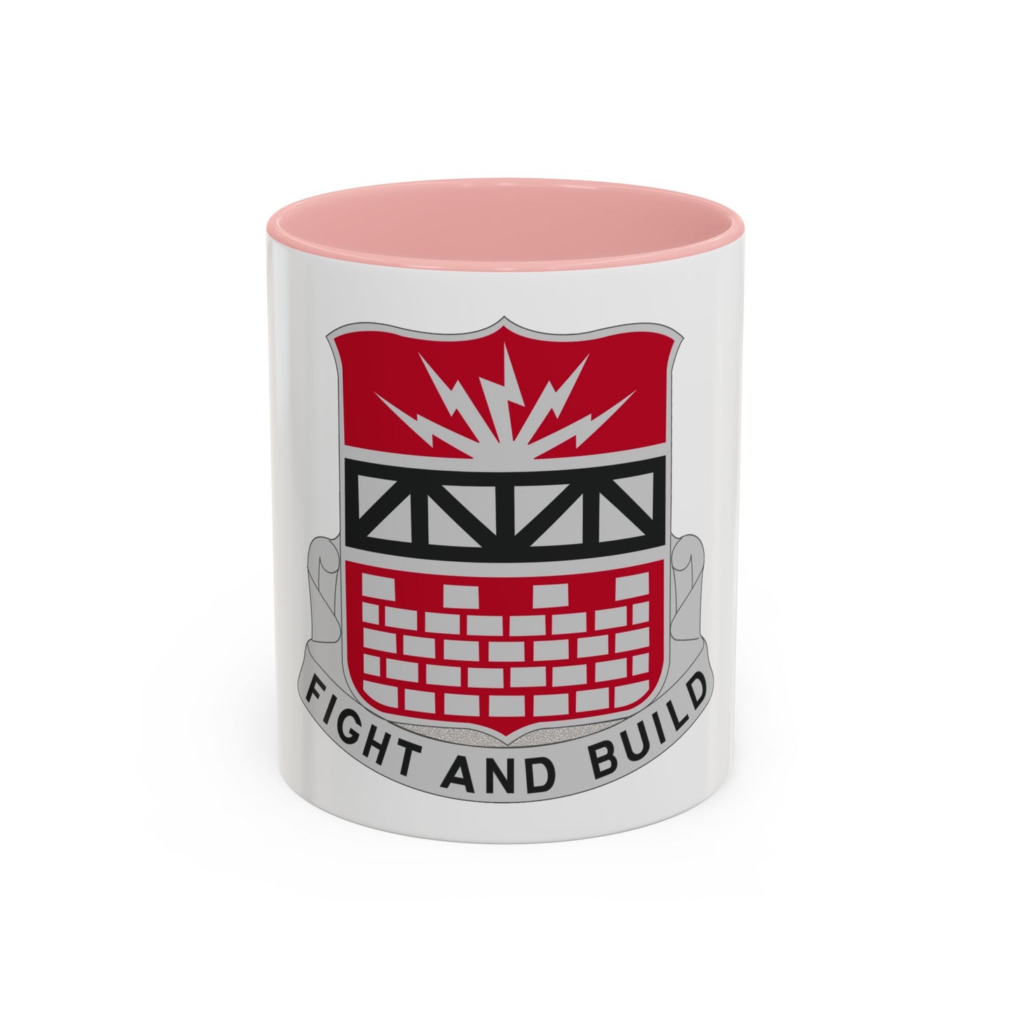 216 Engineer Battalion (U.S. Army) Accent Coffee Mug