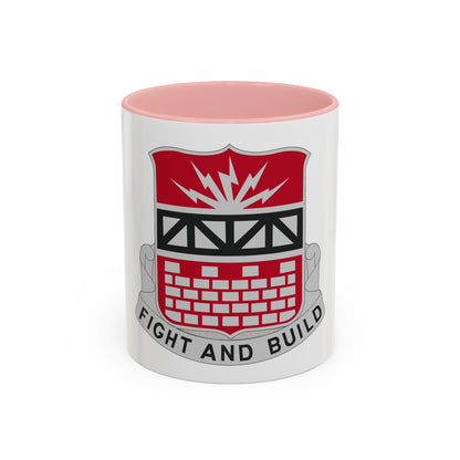216 Engineer Battalion (U.S. Army) Accent Coffee Mug