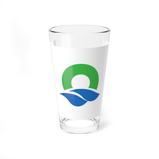 Flag of Oi Fukui (Japan) Pint Glass 16oz