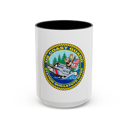 USCGS Quillayute River (U.S. Coast Guard) Accent Coffee Mug