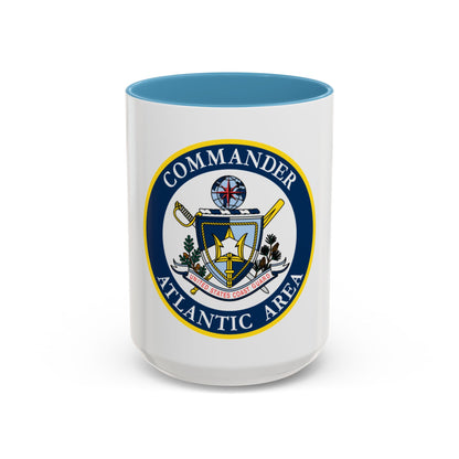 COMMANDER ATLANTIC AREA (U.S. Coast Guard) Accent Coffee Mug