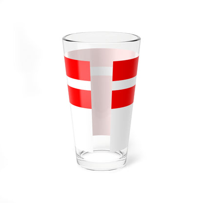 Postal Flag of Japanese Taiwan 1898-1916 (Japan) Pint Glass 16oz