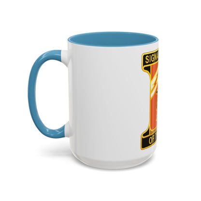114 Signal Battalion (U.S. Army) Accent Coffee Mug