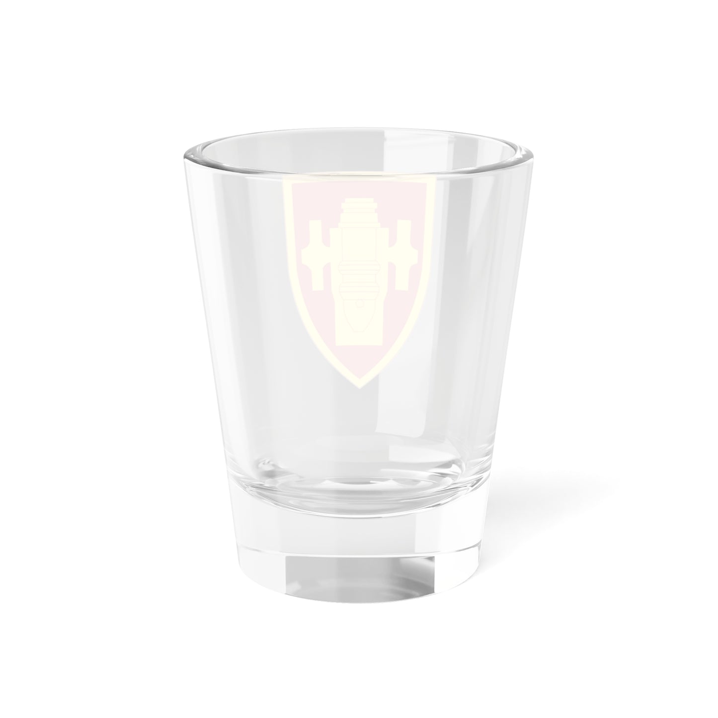 Verre à liqueur du centre et de l'école d'artillerie de campagne (armée américaine) 1,5 oz