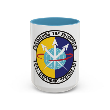 643d Electronic Systems Squadron (U.S. Air Force) Accent Coffee Mug