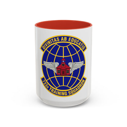 733d Training Squadron (U.S. Air Force) Accent Coffee Mug
