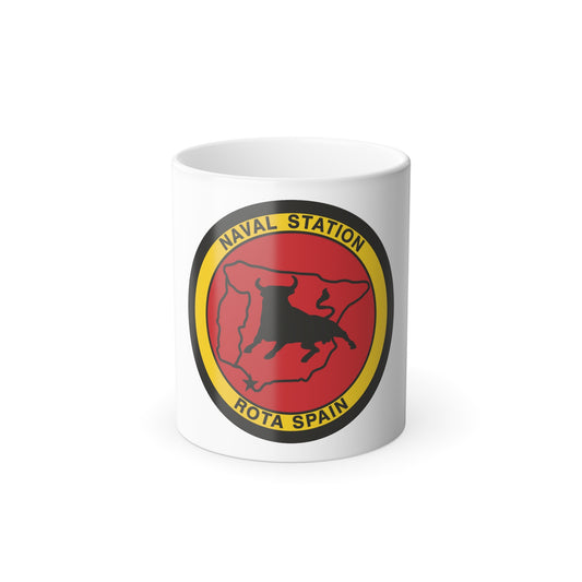 Naval Station Rota Spain (U.S. Navy) Color Changing Mug 11oz
