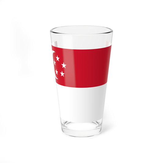 Flag of Singapore 1959-1963 (Singapore) Pint Glass 16oz
