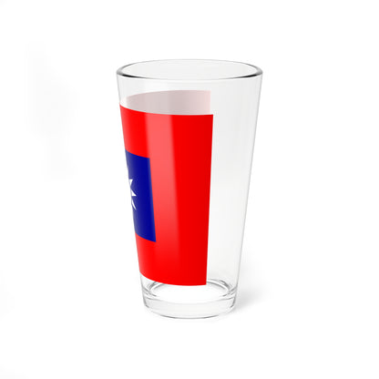 Republic of China Army Flag 1934 (China) Pint Glass 16oz