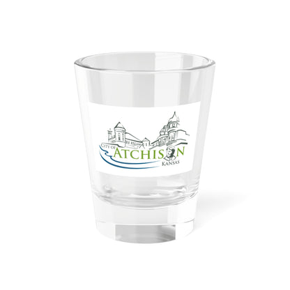 Flag of Atchison Kansas (United States) Shot Glass 1.5oz