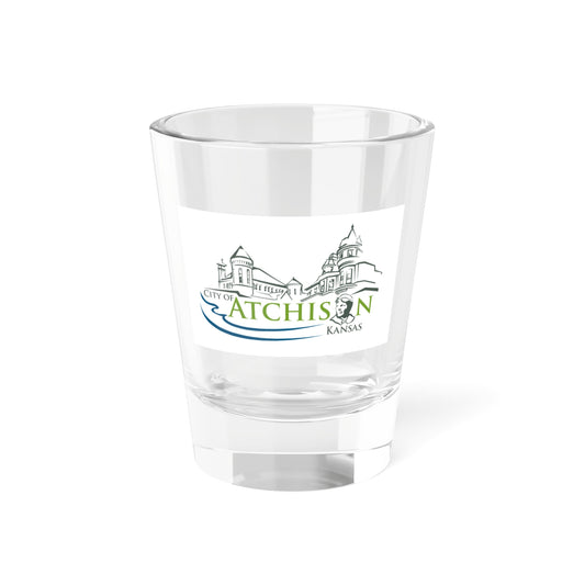 Flag of Atchison Kansas (United States) Shot Glass 1.5oz