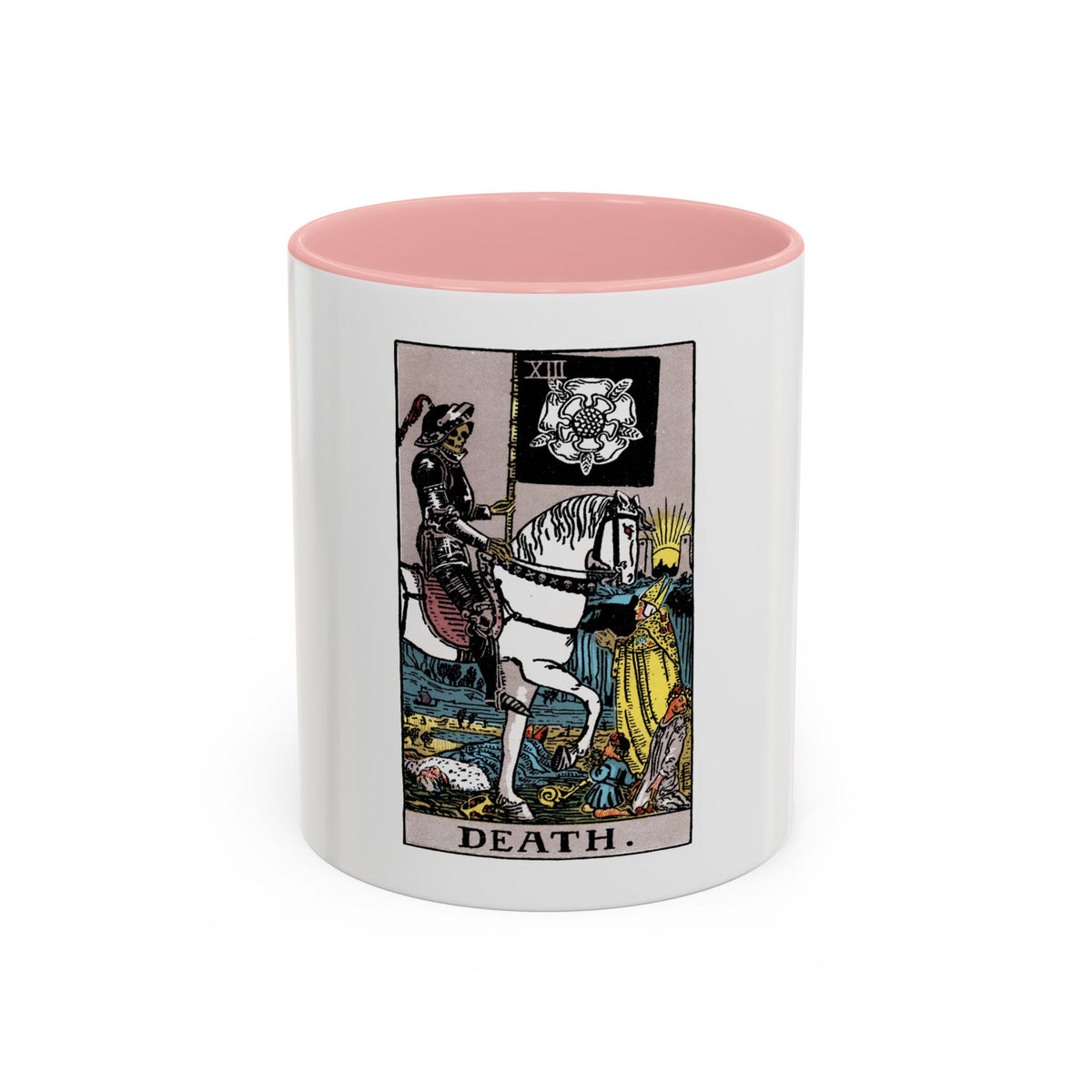 Death (Tarot Card) Accent Coffee Mug