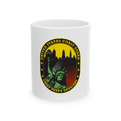 USCG Chief Petty Officer CPO (U.S. Coast Guard) White Coffee Mug