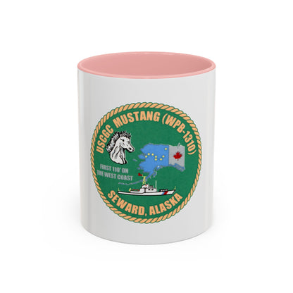 USCGC Mustang WPB 1310 v2 (U.S. Coast Guard) Accent Coffee Mug