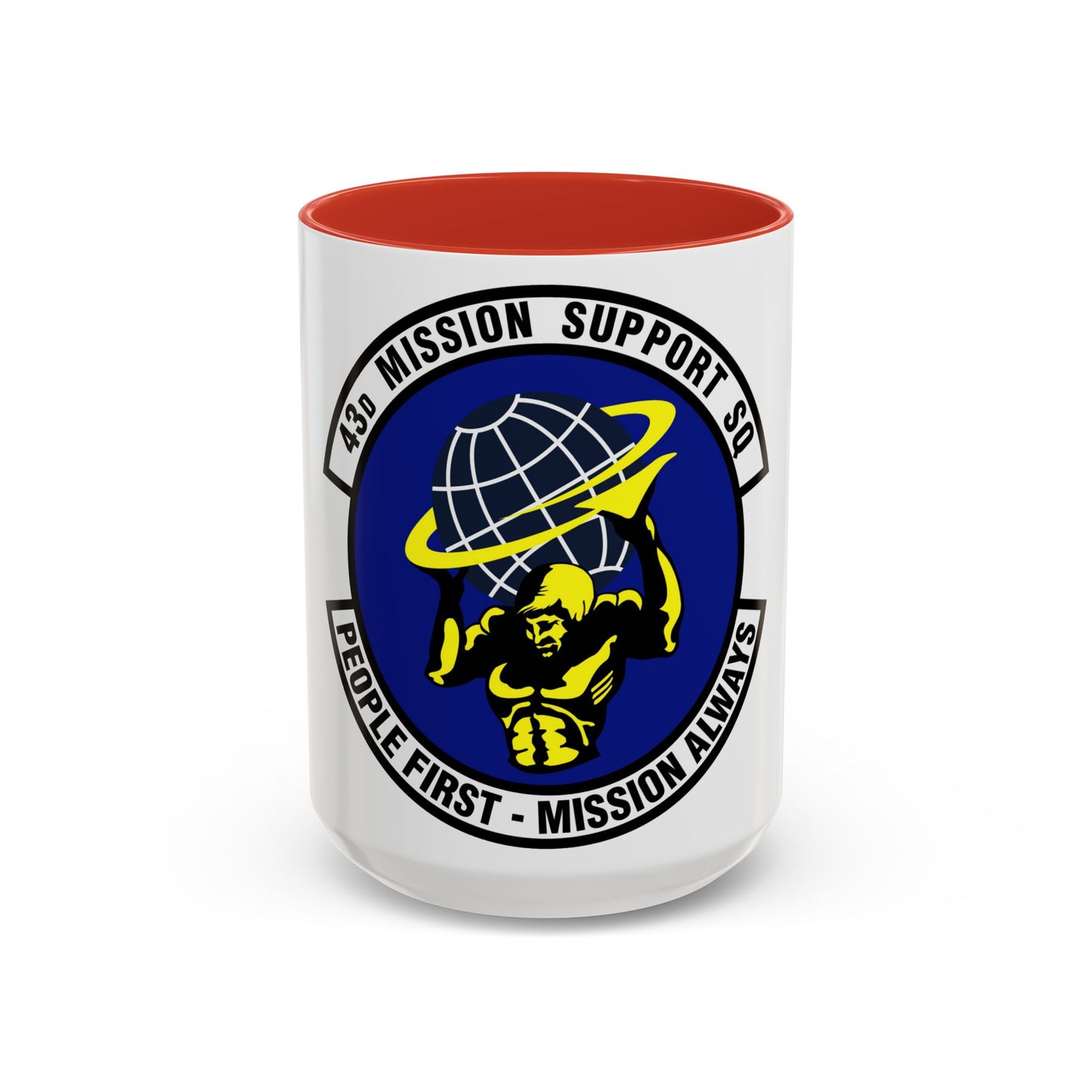 43d Mission Support Squadron (U.S. Air Force) Accent Coffee Mug