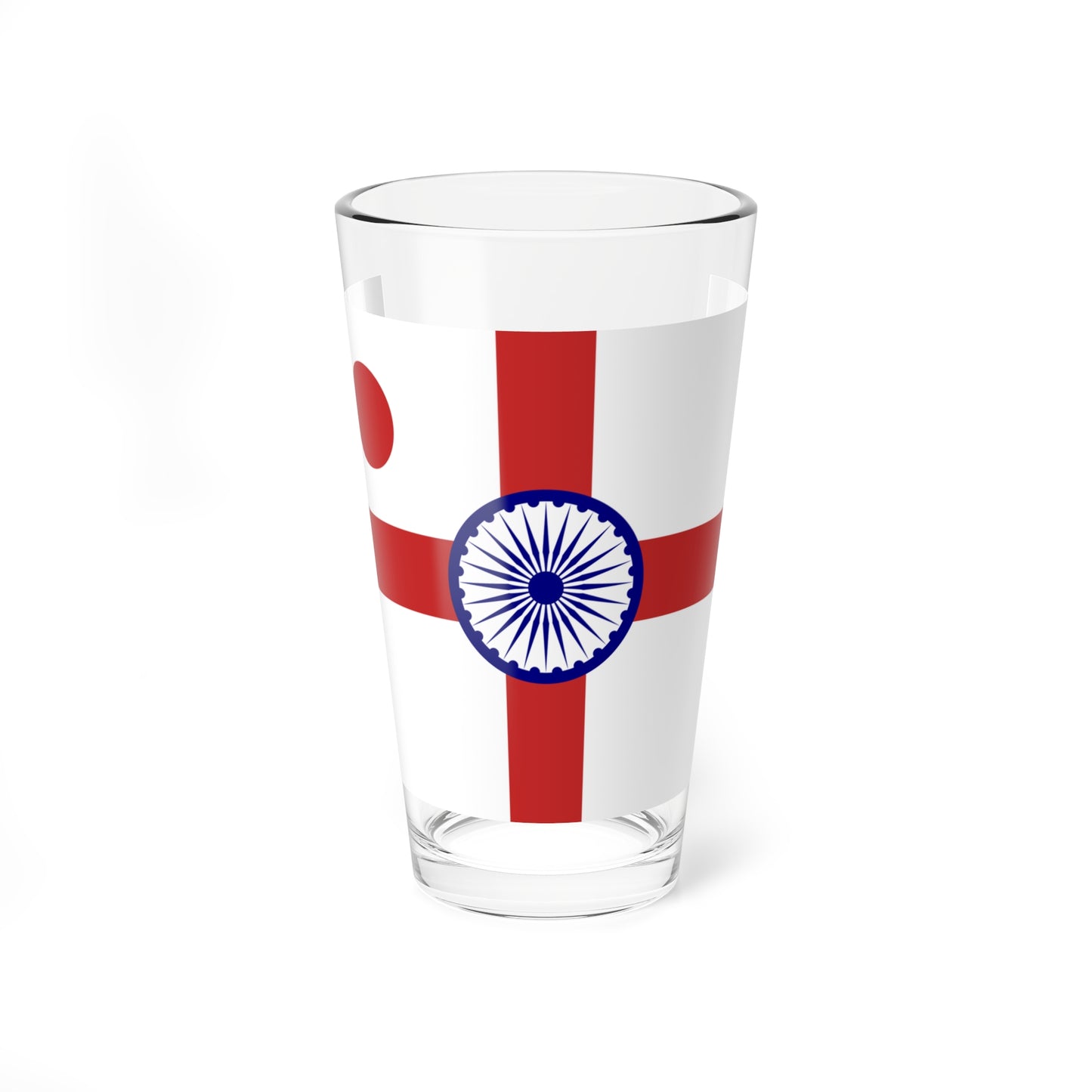 Vice Admiral of the Indian Navy rank flag (India) Pint Glass 16oz