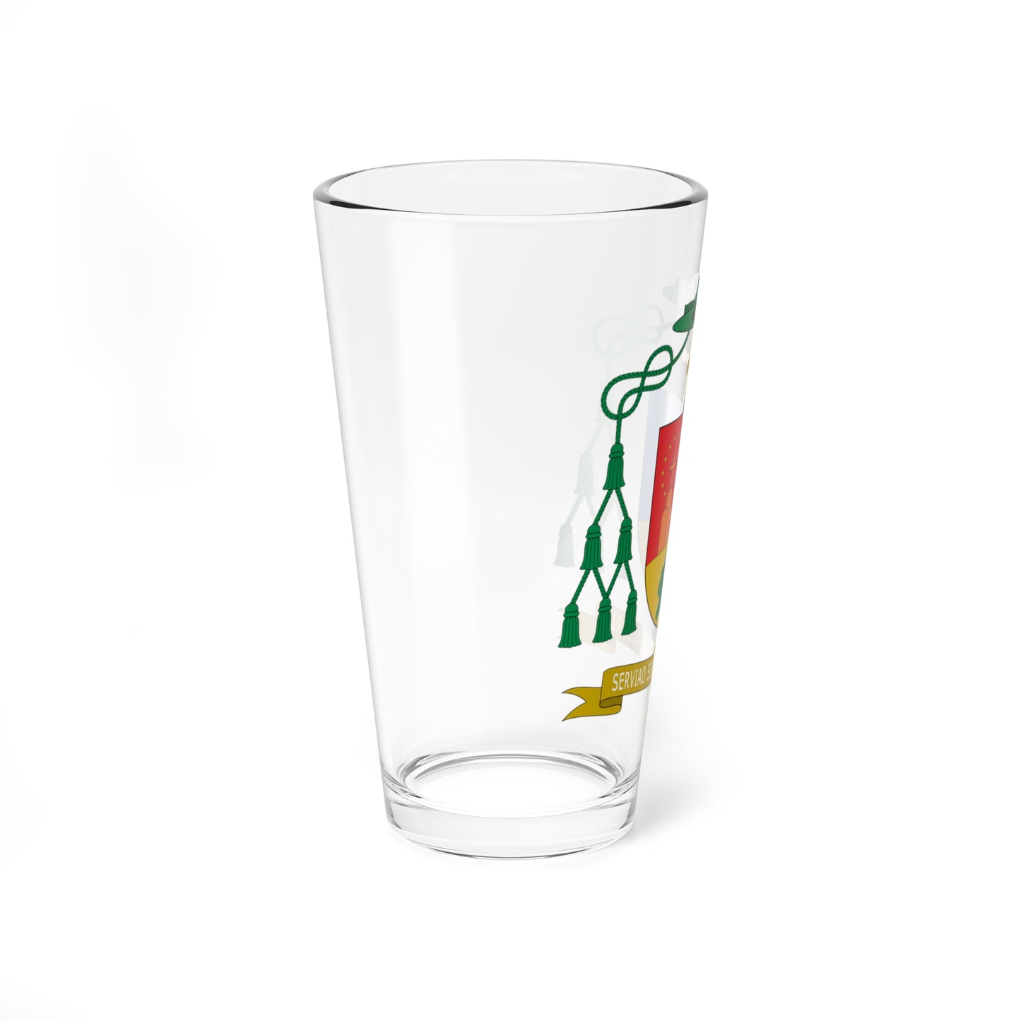 Escudo de Arnaldo Carvalheiro Neto (Spain) (Coat of Arms) Pint Glass 16oz