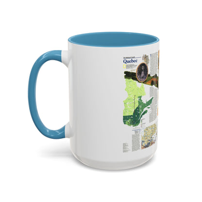 Canada - Quebec 2 (1991) (Map) Accent Coffee Mug