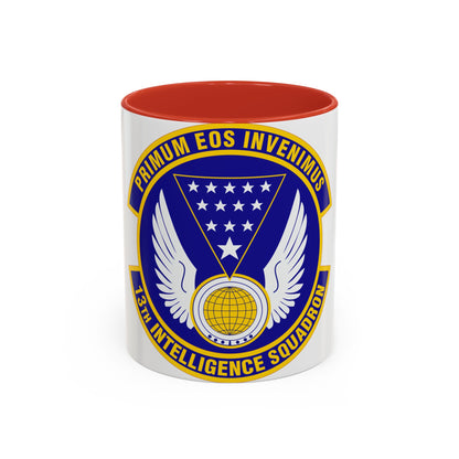 13 Intelligence Squadron ACC (U.S. Air Force) Accent Coffee Mug