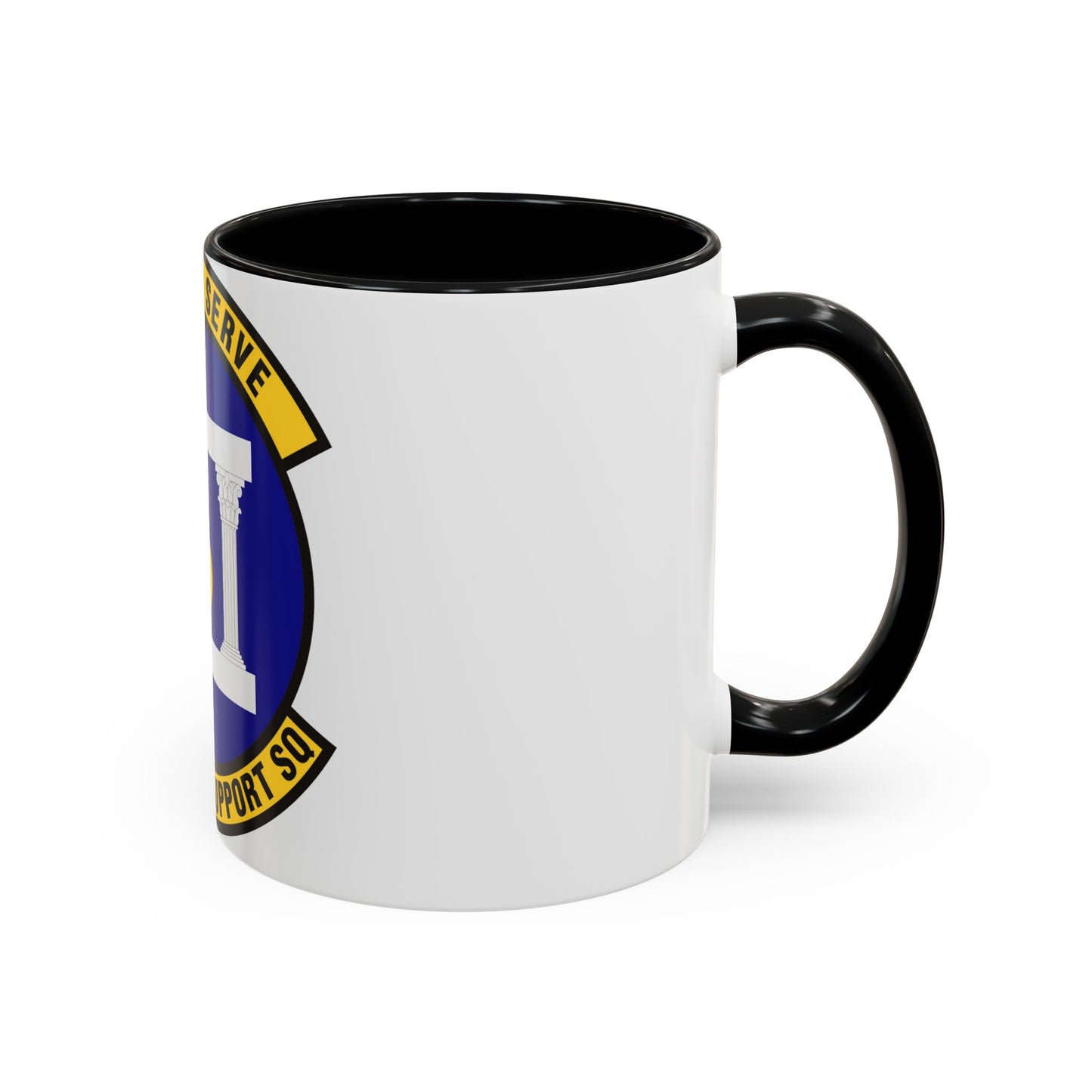 673d Force Support Squadron (U.S. Air Force) Accent Coffee Mug