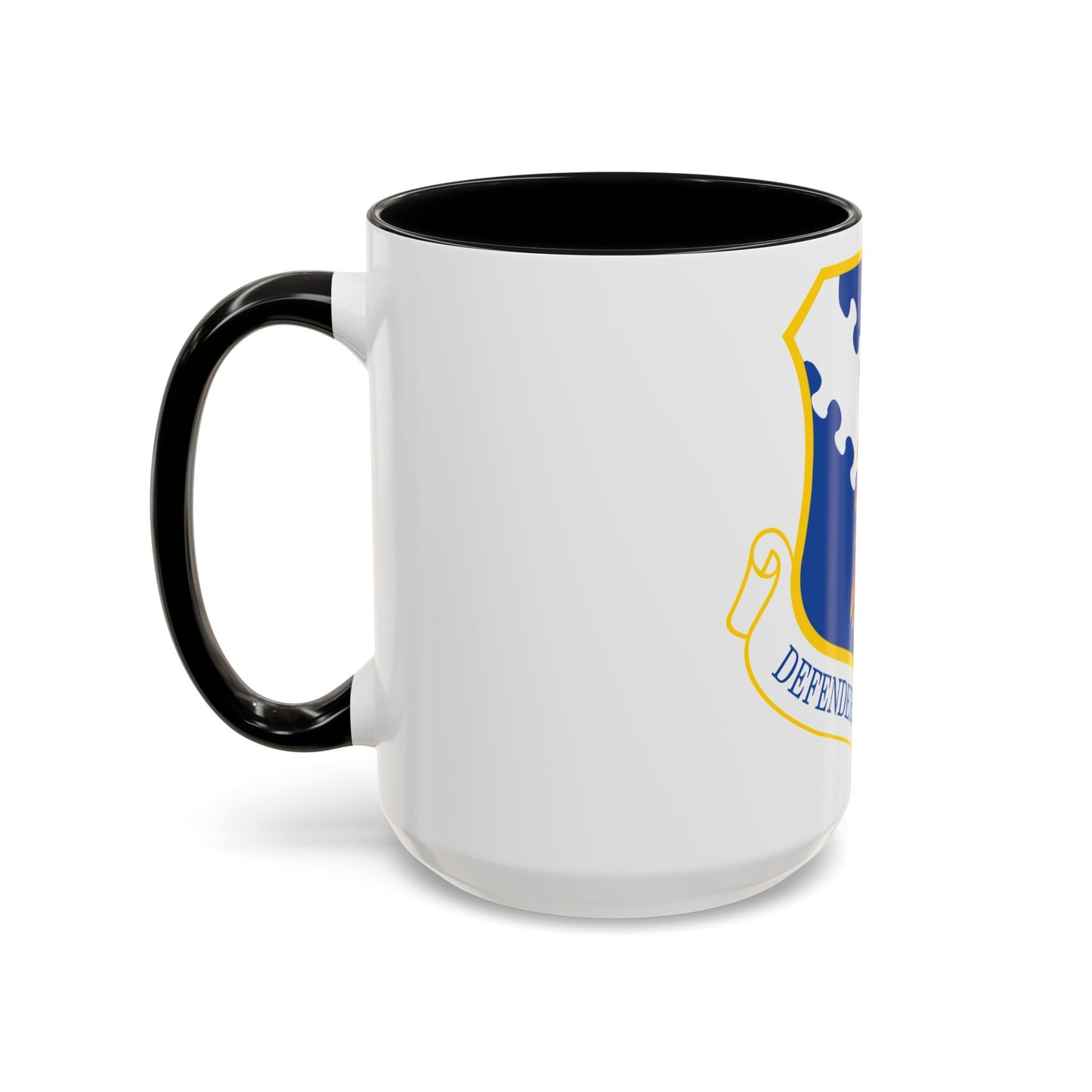 182d Airlift Wing insignia AFD 080128 056 (U.S. Air Force) Accent Coffee Mug