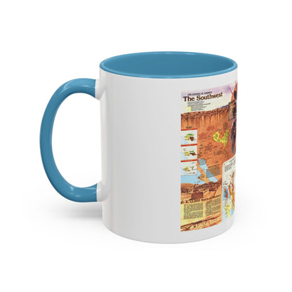 USA - Southwest 2 (1982) (Map) Accent Coffee Mug