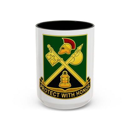 143 Military Police Battalion CAANG (U.S. Army) Accent Coffee Mug