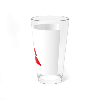 Flag of Ube Yamaguchi (Japan) Pint Glass 16oz