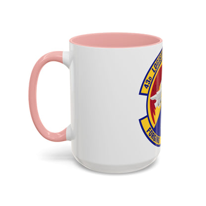 43d Logistics Support Squadron (U.S. Air Force) Accent Coffee Mug