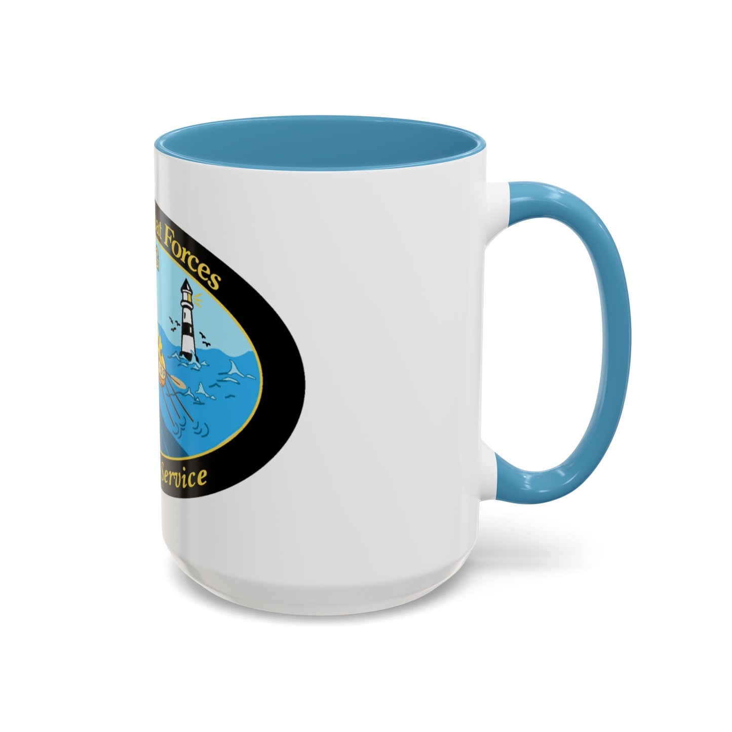 USCG Office of Boat Forces (U.S. Coast Guard) Accent Coffee Mug