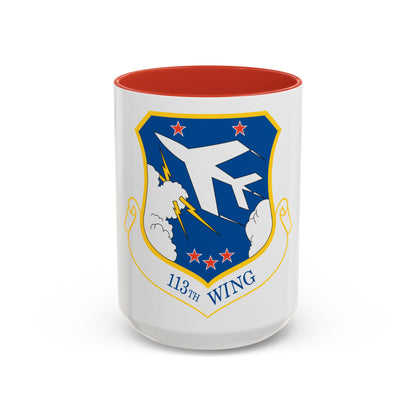 113th Wing (U.S. Air Force) Accent Coffee Mug