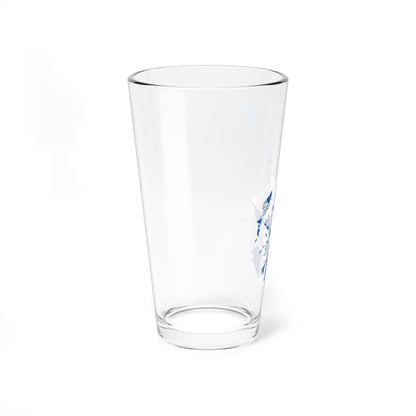 Flag map of Scotland (Scotland) Pint Glass 16oz