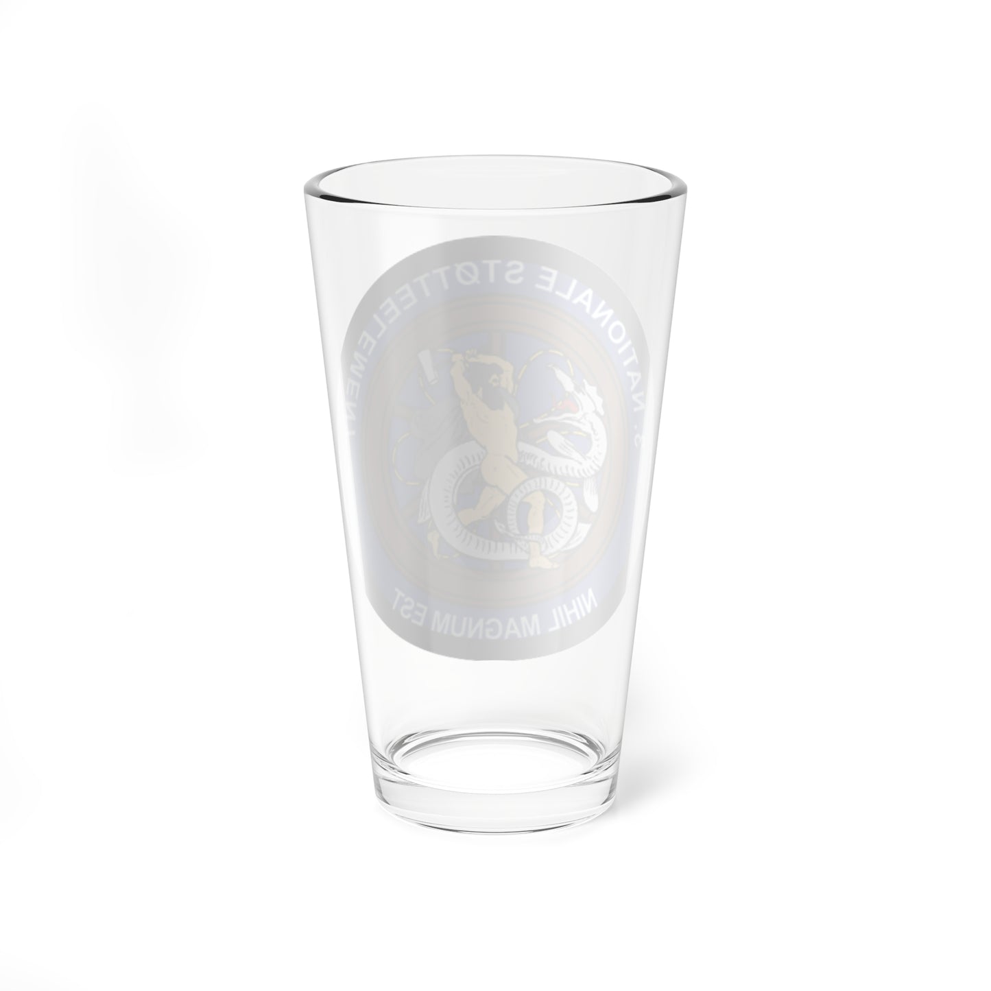 Emblem for the 3-IV-TRR (Denmark) (Coat of Arms) Pint Glass 16oz
