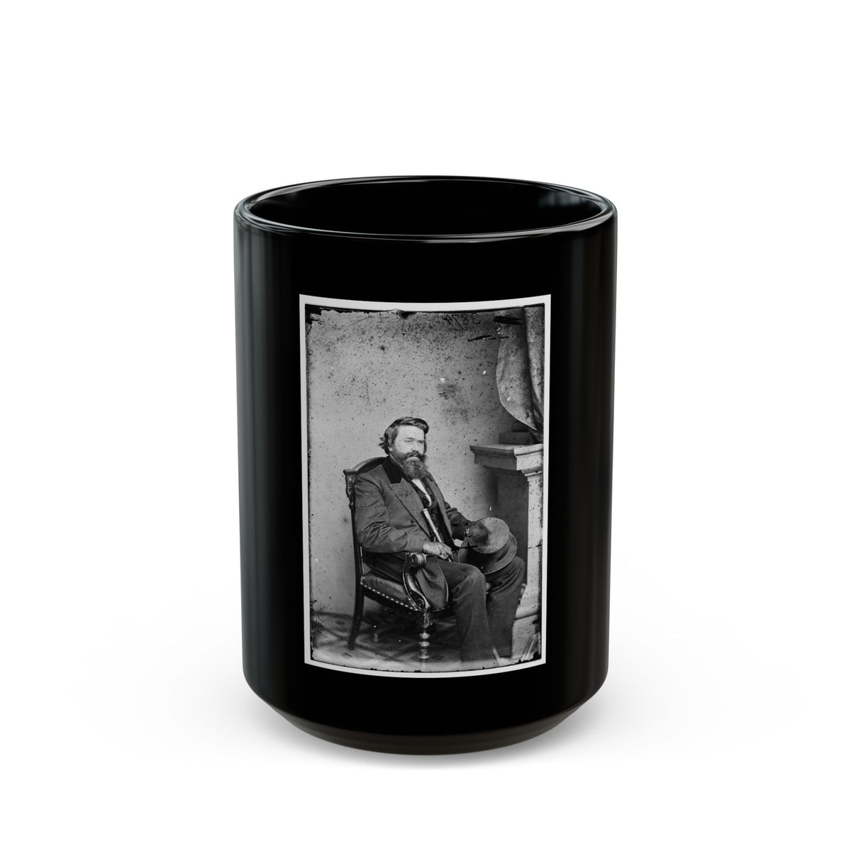 L.T. Wigfall, Brig. Gen. Csa 002 (U.S. Civil War) Black Coffee Mug