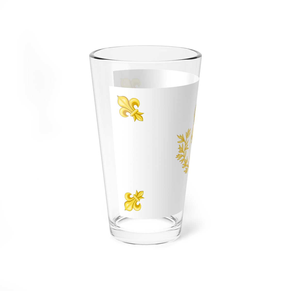 Drapeau du Royaume de France 1814-1830 variante 2 (France) Pint Glass 16oz