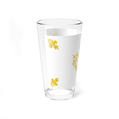Drapeau du Royaume de France 1814-1830 variante 2 (France) Pint Glass 16oz