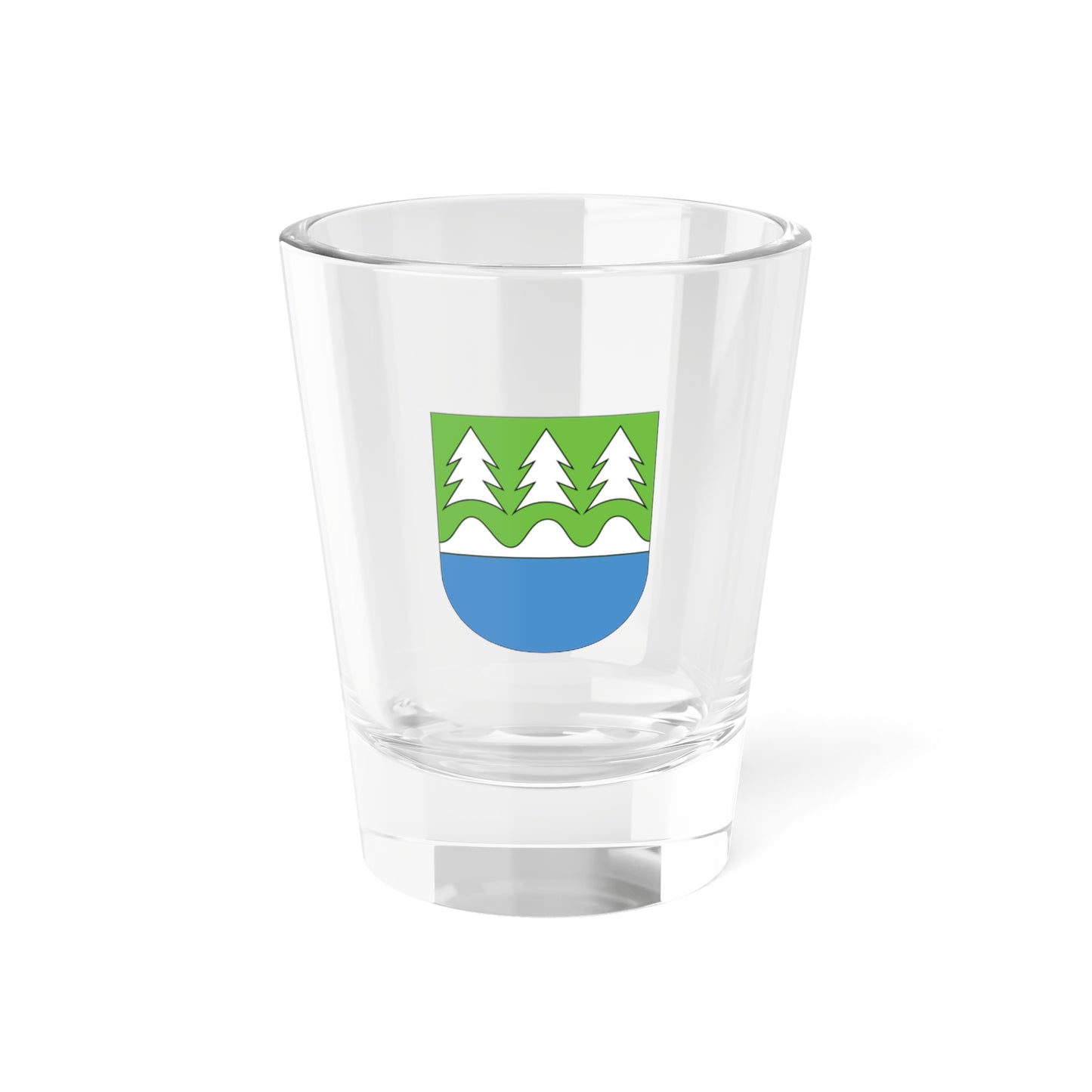 Karula valla vapp SVG (Estonia) (Coat of Arms) Shot Glass 1.5oz
