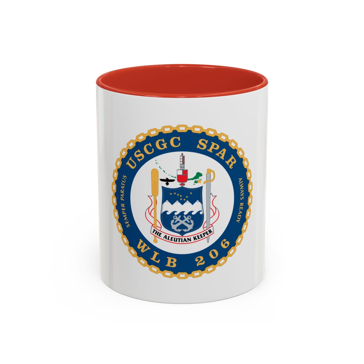 USCGC Spar WLB 206 (U.S. Coast Guard) Accent Coffee Mug