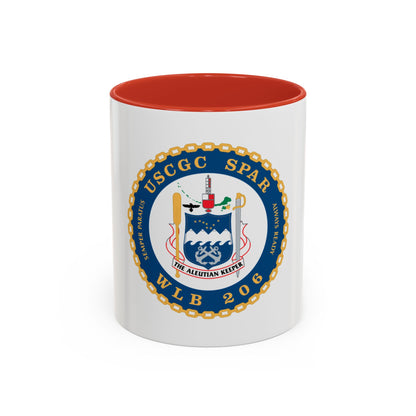 USCGC Spar WLB 206 (U.S. Coast Guard) Accent Coffee Mug