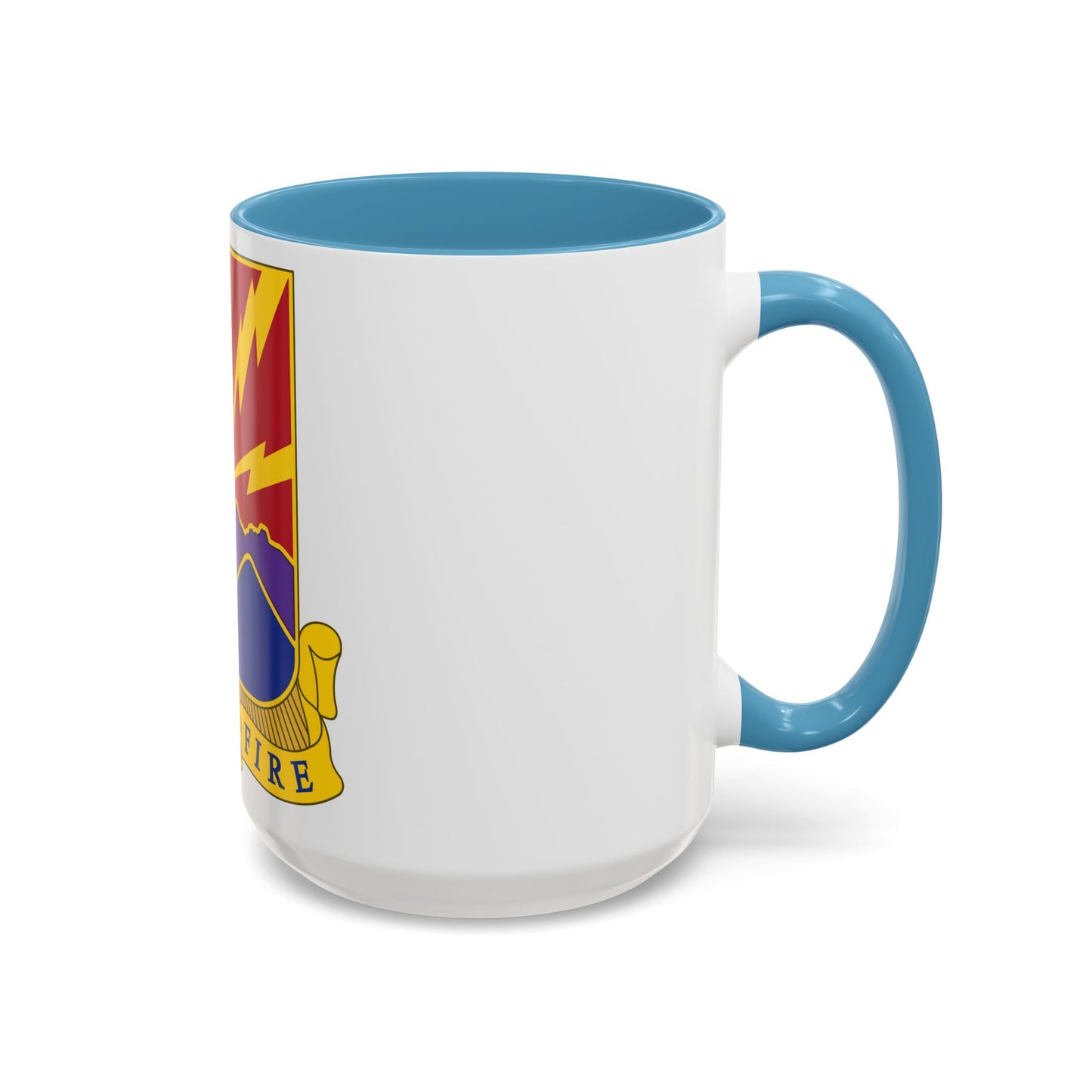 593rd Field Artillery Battalion (U.S. Army) Accent Coffee Mug