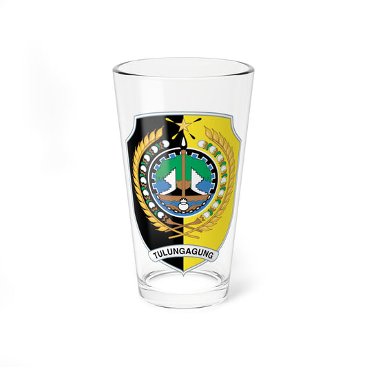 Seal of Tulungagung Regency (Indonesia) (Coat of Arms) Pint Glass 16oz