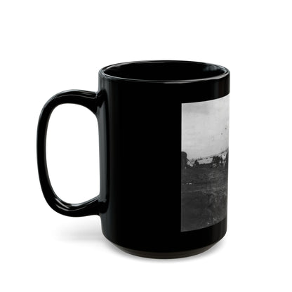 Belle Plains, Va., May 16, 1864, Encampment Of 2nd New York And 1st Massachusetts Heavy Artillery (U.S. Civil War) Black Coffee Mug