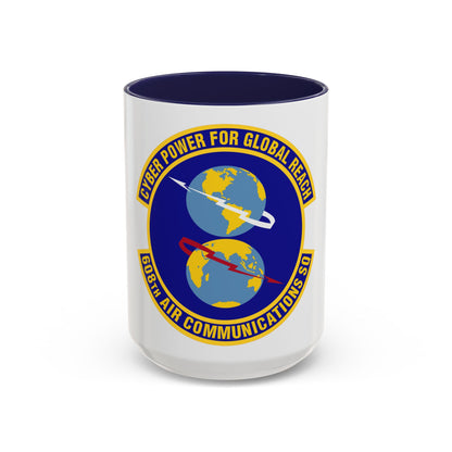 608th Air Communications Squadron (U.S. Air Force) Accent Coffee Mug