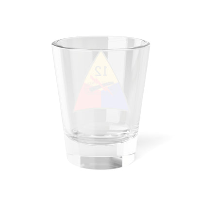 Verre à liqueur de la 12e division blindée (armée américaine) 1,5 oz