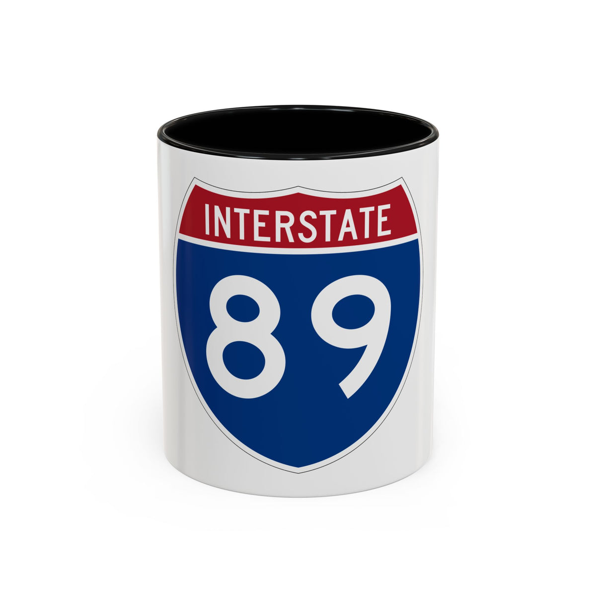 Interstate 89 (U.S. Highways) Accent Coffee Mug