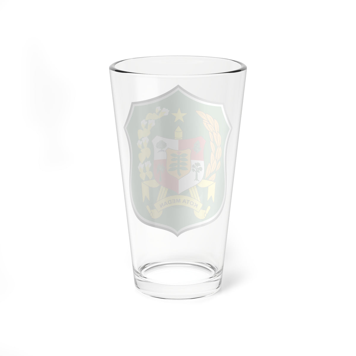 Logo Kota Medan Seal of Medan (Indonesia) (Coat of Arms) Pint Glass 16oz